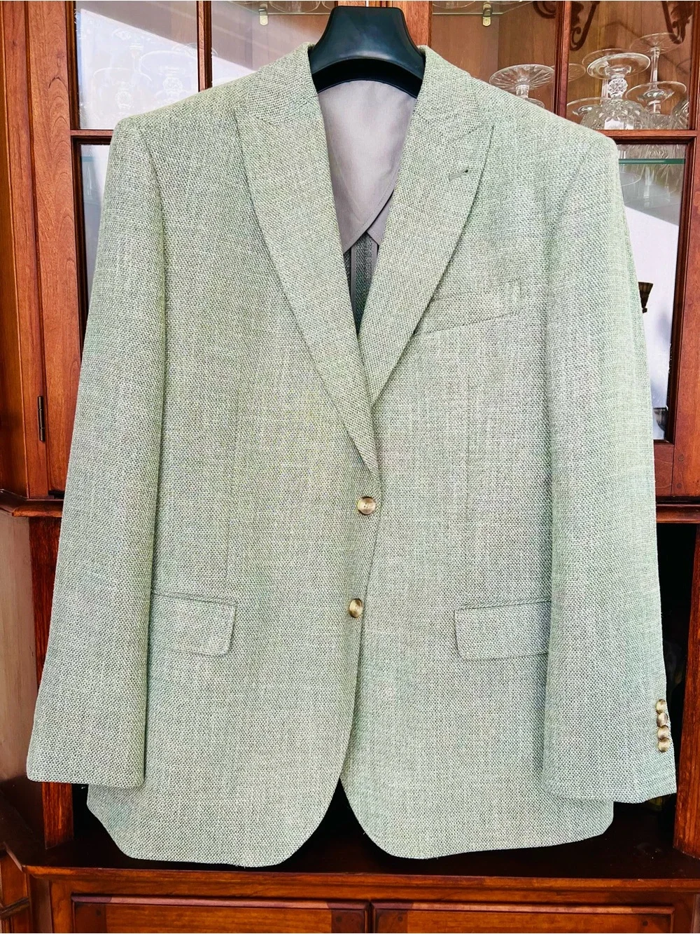 NWOT, Joseph Abboud Light Green Textured Sport Coat